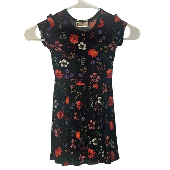 Dot Dot Smile Red Orange Midi Sundress - Picture 1 of 3